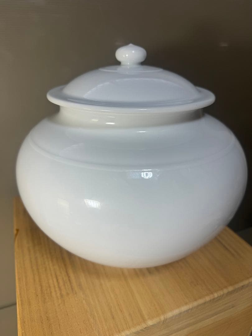 2348 清六窯 高麗庵 中村清六 白磁 壷 蓋物 未使用 - メルカリ