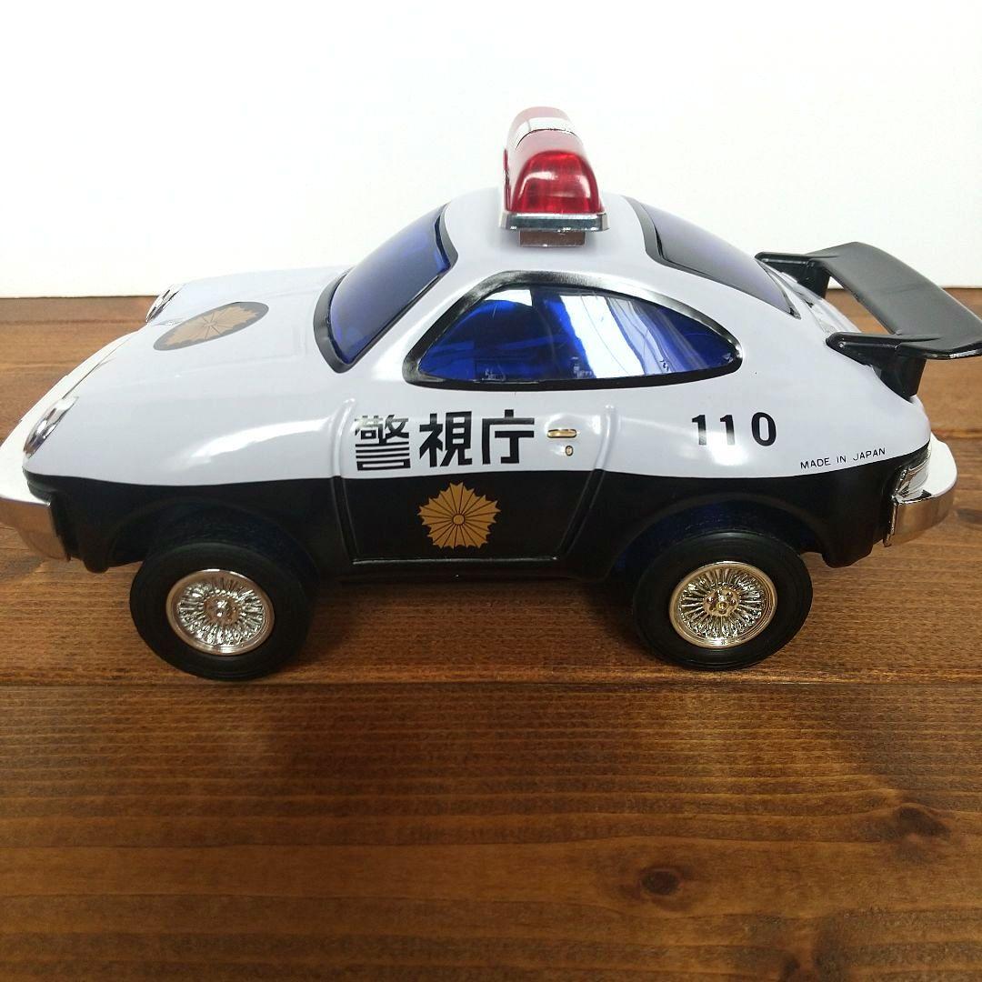 ブリキ おもちゃ ポルシェ パトカー 【日本製】 - メルカリ