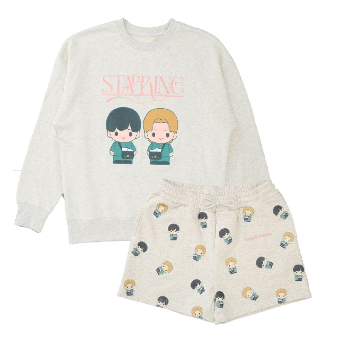 キンプリ ポップアップ ルームウェア スウェット＆ショートパンツ