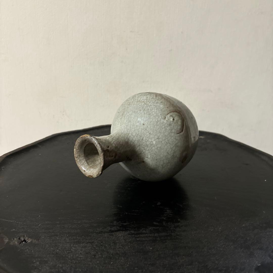 李朝白磁徳利 骨董 韓国骨董 アンティーク 古道具 白洲正子 秦秀雄