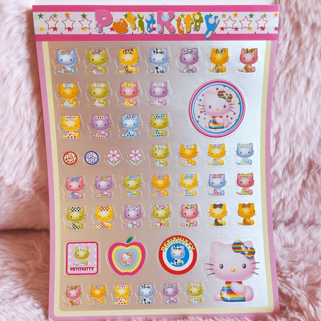 希少レア ハローキティ ホシ レターパッド メモ 付箋 シール 2002