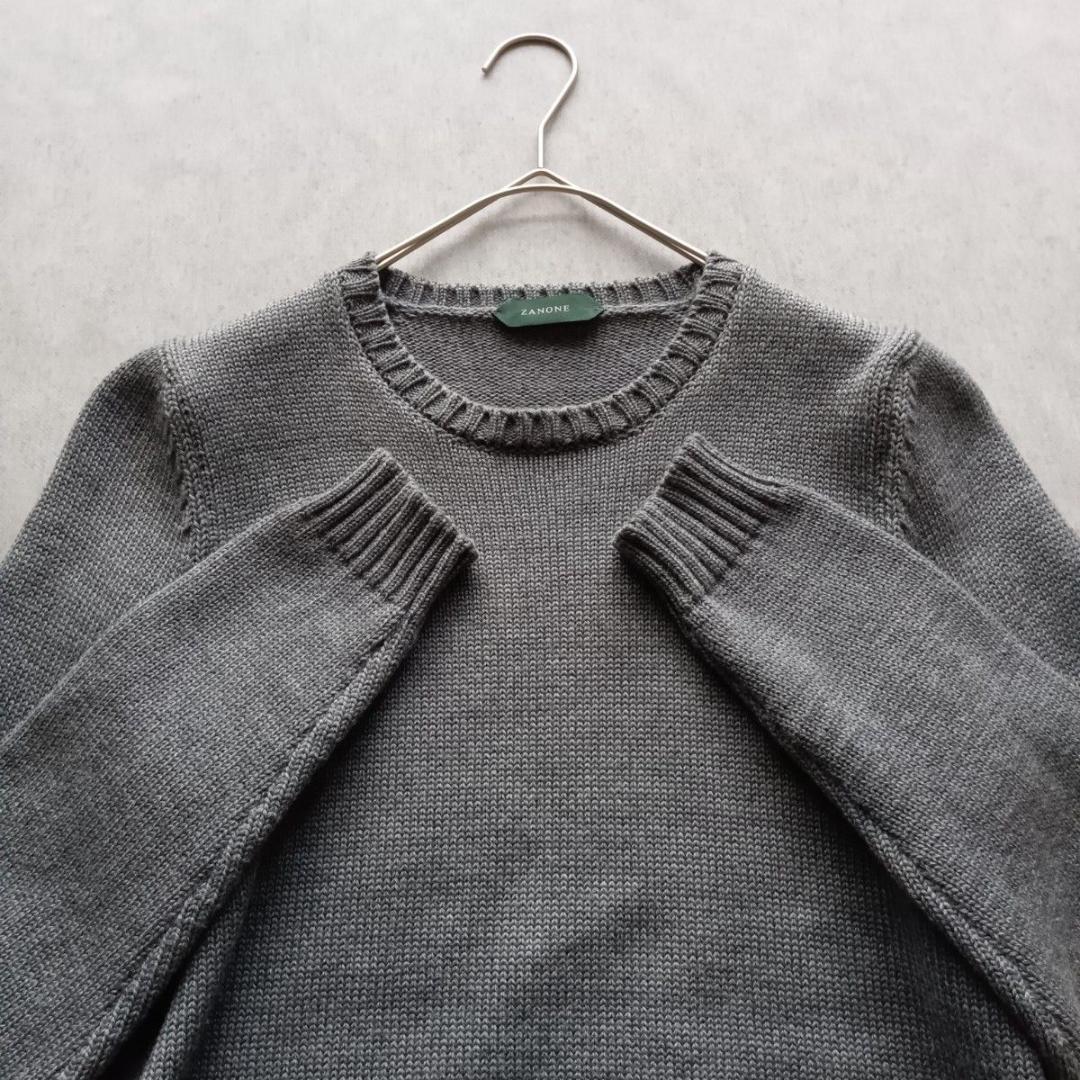 《美品★》ZANONE　ザノーネ　クルーネックニット