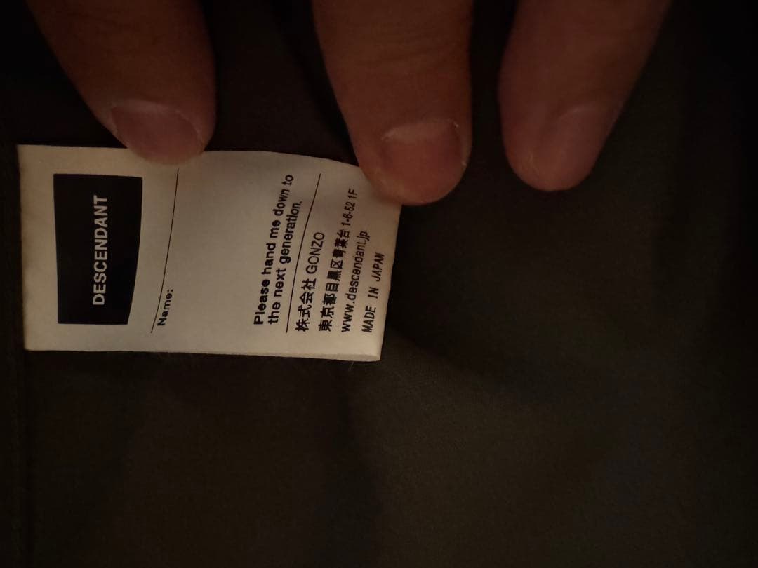 DESCENDANTディセンダント21CRICKETCOPO JACKETモッズ