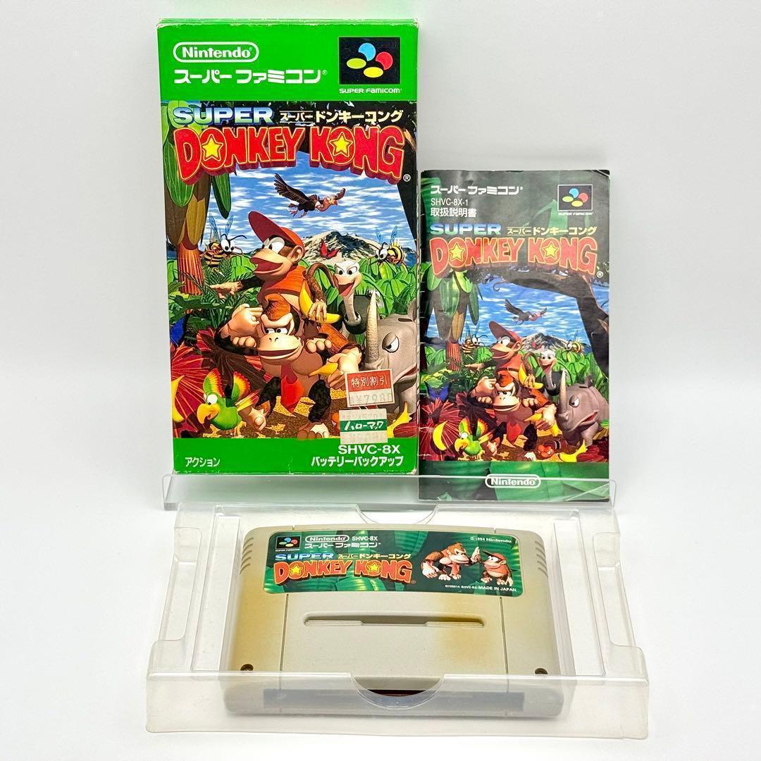 SFC版 『スーパードンキーコング』 箱説付き - メルカリ