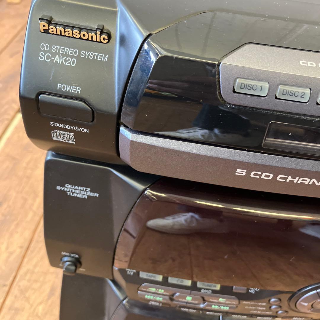 パナソニック Panasonic SA-AK20 CDコンポ ラジカセ - メルカリ