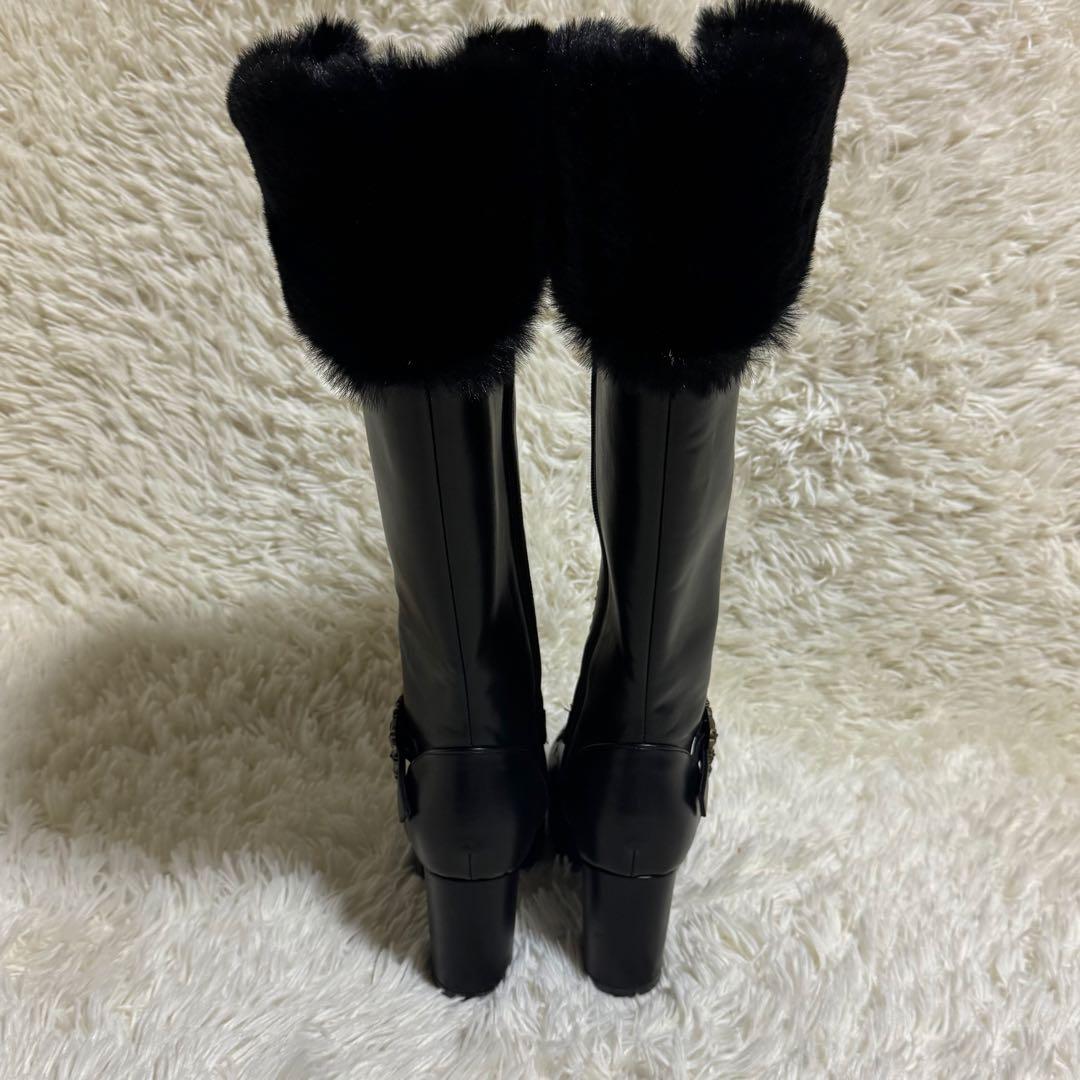 新品 クラロリくる実 しまむら ロングブーツ ノエルドメモワール