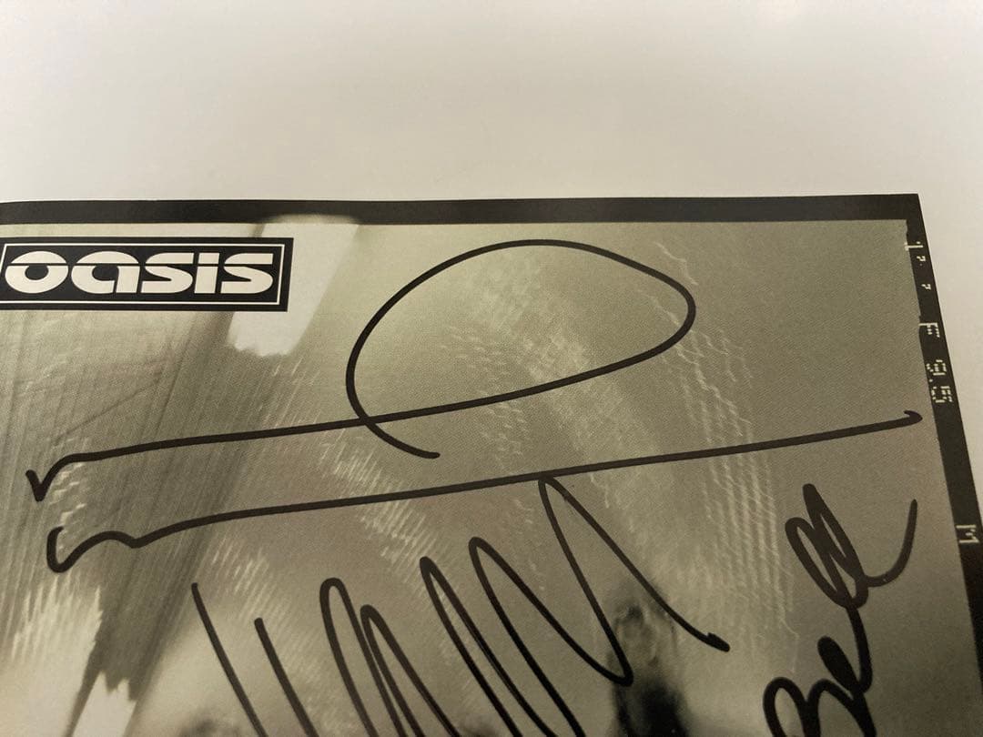 レア オアシス 直筆サイン oasis Liam Gallagher noel - メルカリ