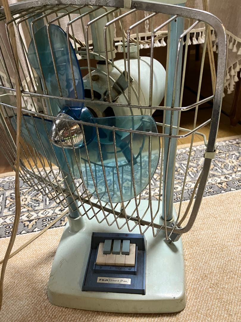 激レア 昭和レトロ扇風機 富士電機 サイレントペア