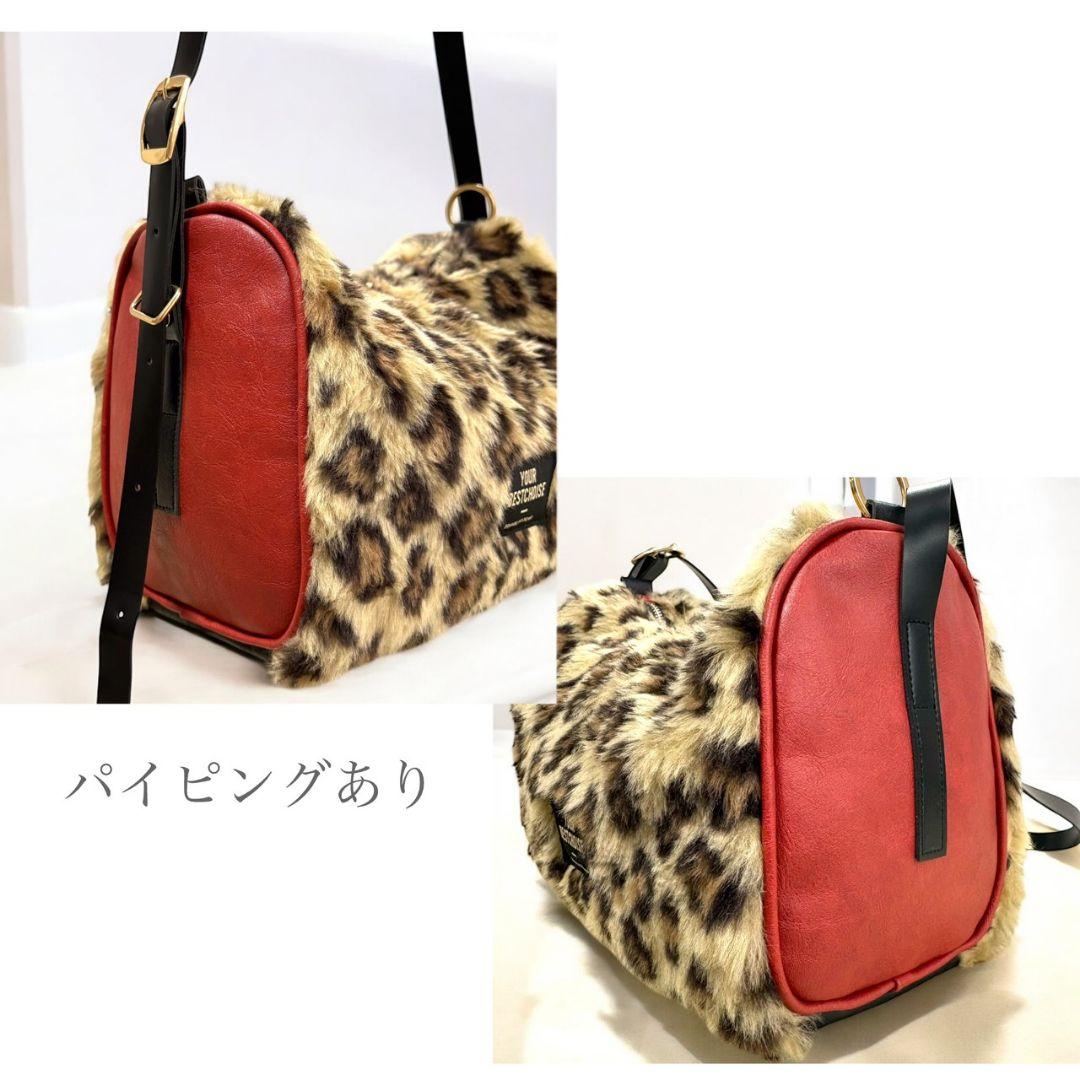 Accent Bag／reopa fur × red