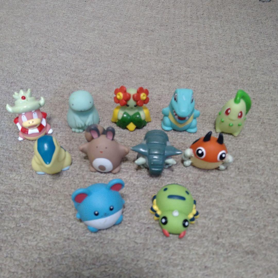 ポケモンキッズ 378体まとめ売り 1996〜2010年 ソフビ 指人形