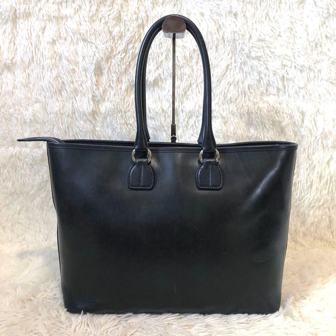 極美品✨万双 総鞣和地 レザー トートバッグ - メルカリ