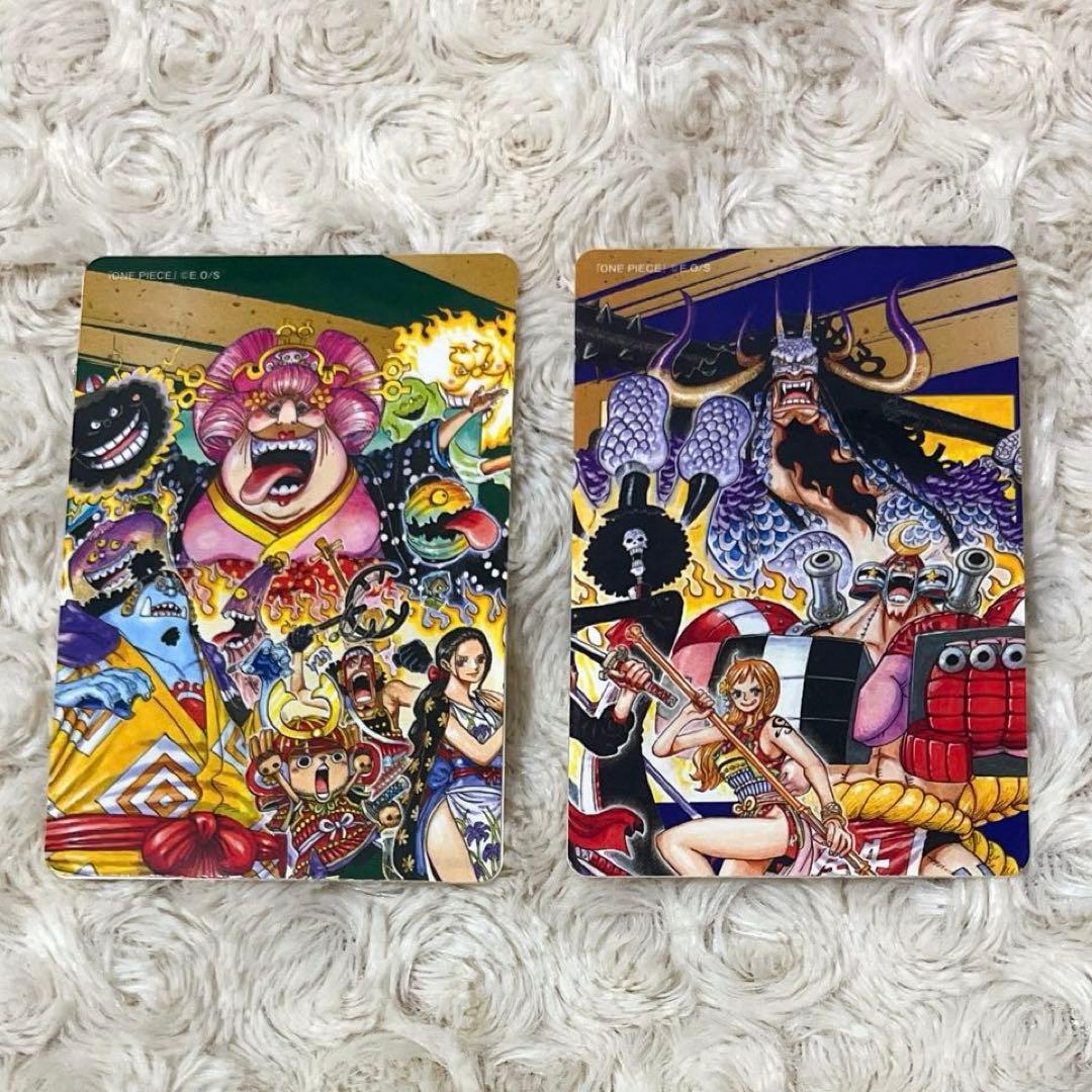ONE PIECE ナツコミ 限定書き下ろし 特製ダブルステッカー 2枚セット