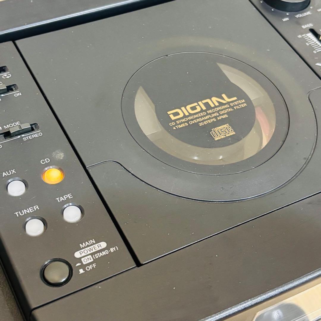 動作確認済 美品 SHARP QT-77CD ラジカセ シャープ YAMAHA