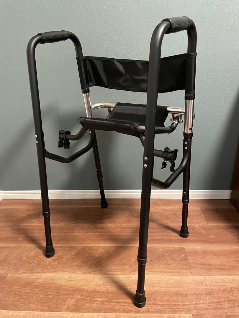 【新品未使用】座面付き固定型歩行器 座面付固定型歩行器 Rec01(レックゼロワン)コンパクト｜BASE