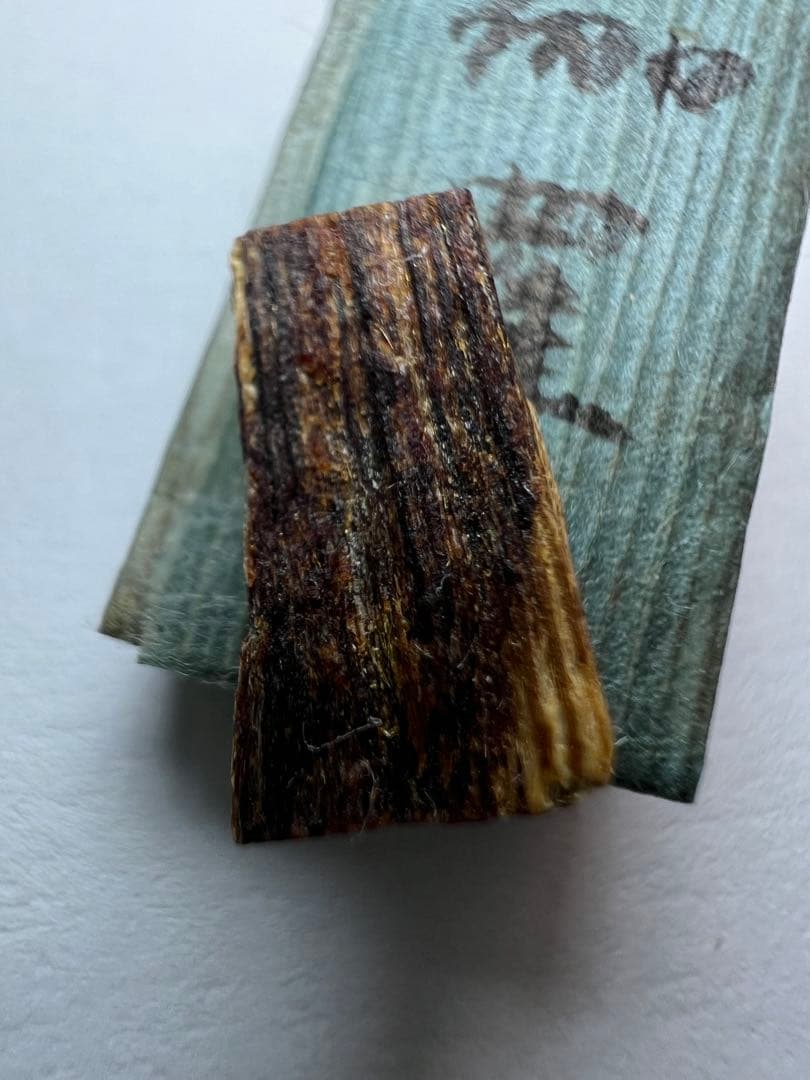 古渡命銘木 徳川家光公銘 伽羅 銘【生微涼】0.168g香木/お香/沈香/伽羅