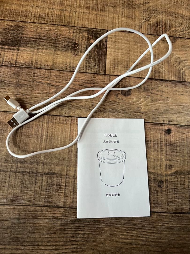 ジャンク品】OoBLE 真空保存容器 ホワイト13L - メルカリ