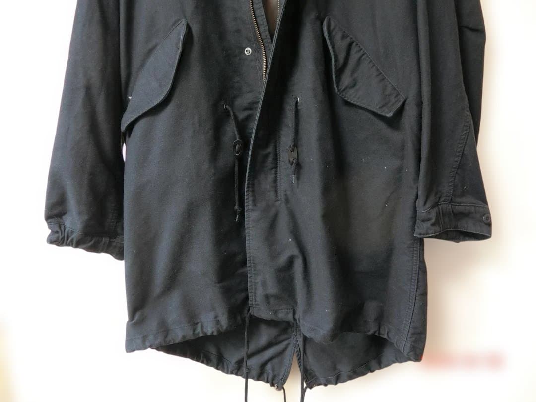 本日23時まで専用です超レアAVIREX ブラックヘビーウエイト モッズコート