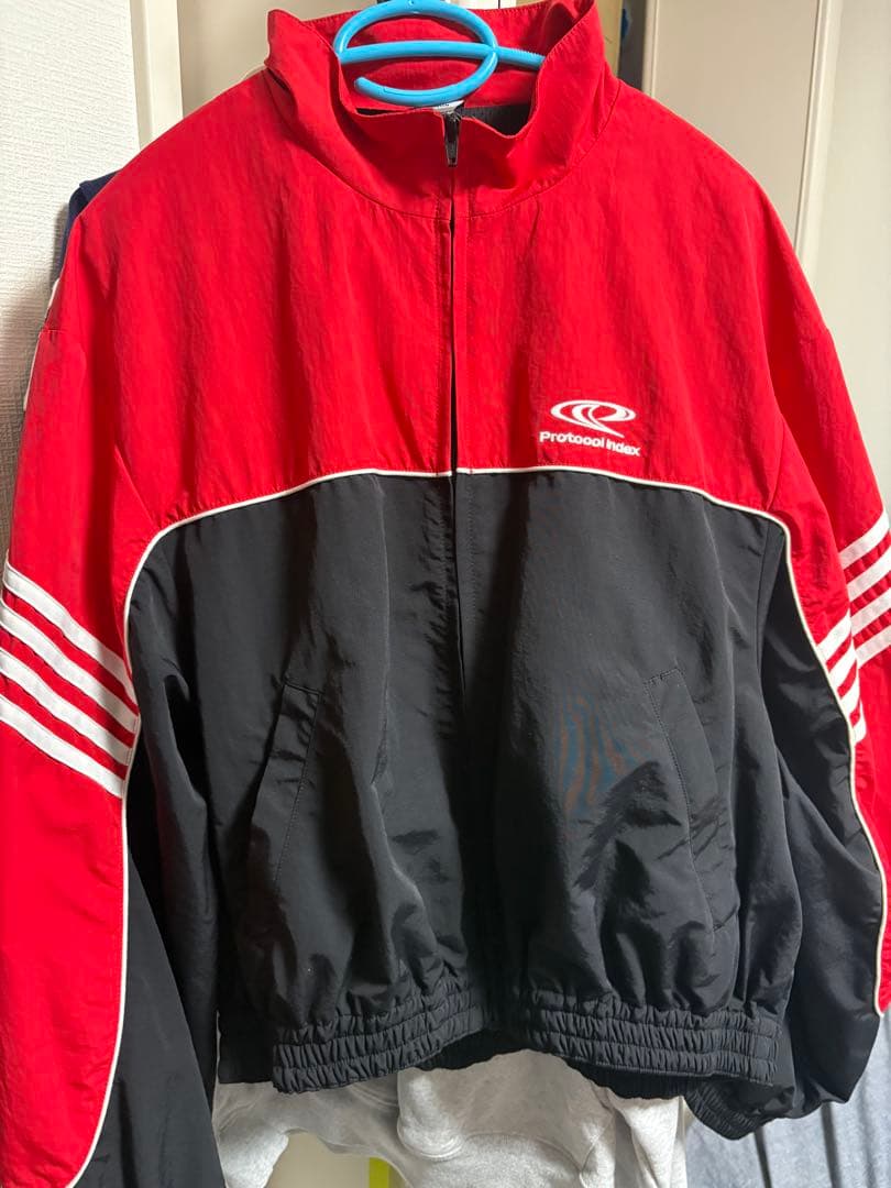 Protocol index track jacket 正規品 Protocol Index FOOTBALL JERSEY TRACK JACKET / WASHED BLU (Protocol