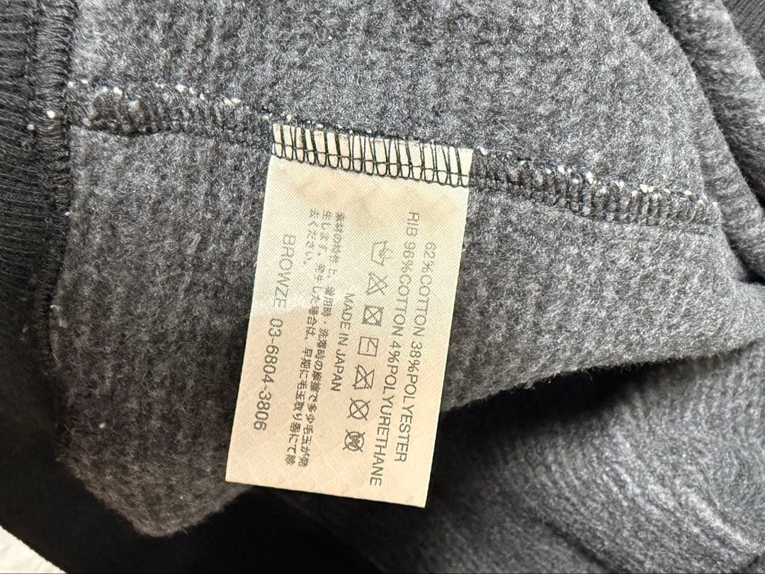 【極美品】ennoy -BORDER CREW NECK SWEAT