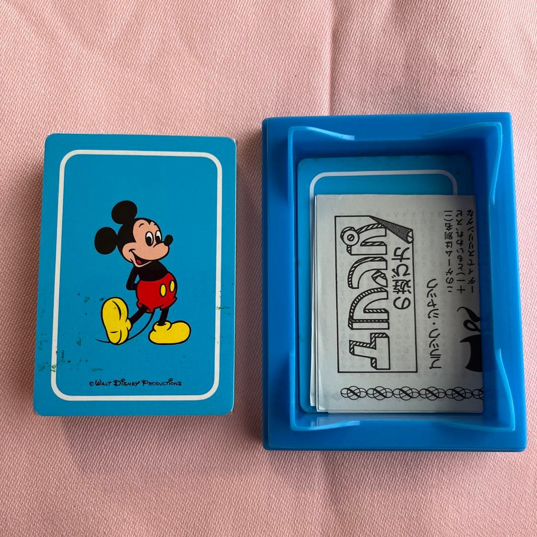 任天堂 新品 ミッキー トランプ ウォルトディズニー 昭和 レトロ