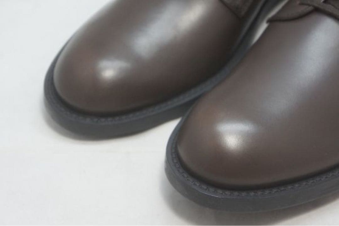 新品 伊製 TOD'S トッズ ゴンミーニ プレーントゥ 8 T.MORO 茶