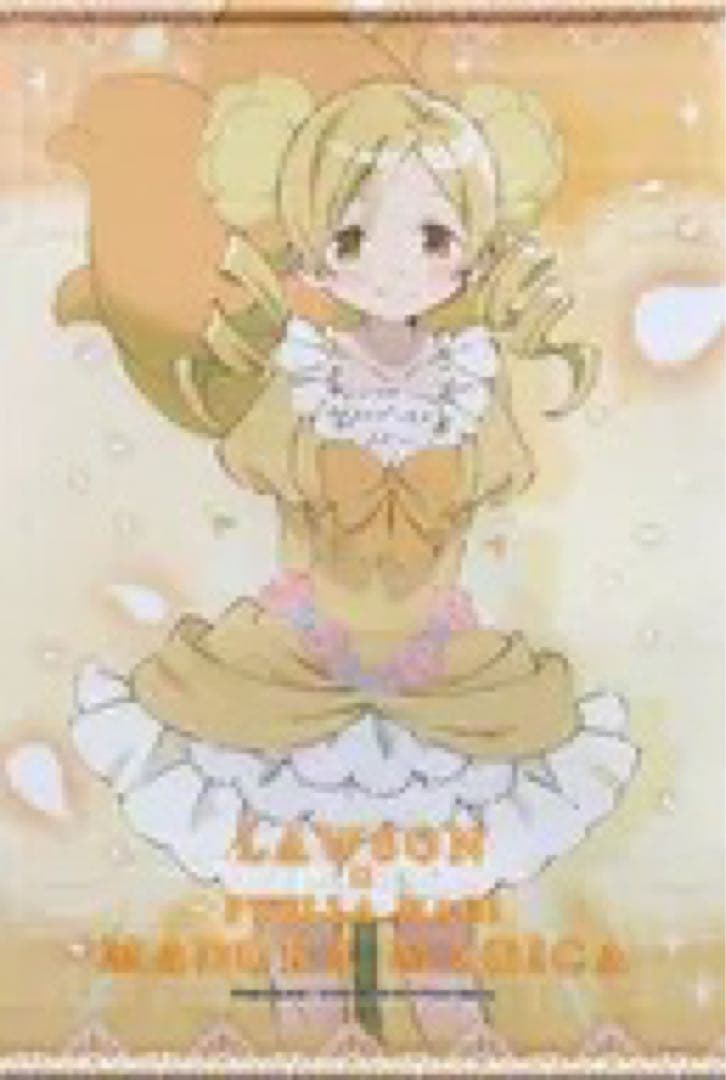 魔法少女まどか☆マギカ タペストリー ローソン 花の妖精 5種セット