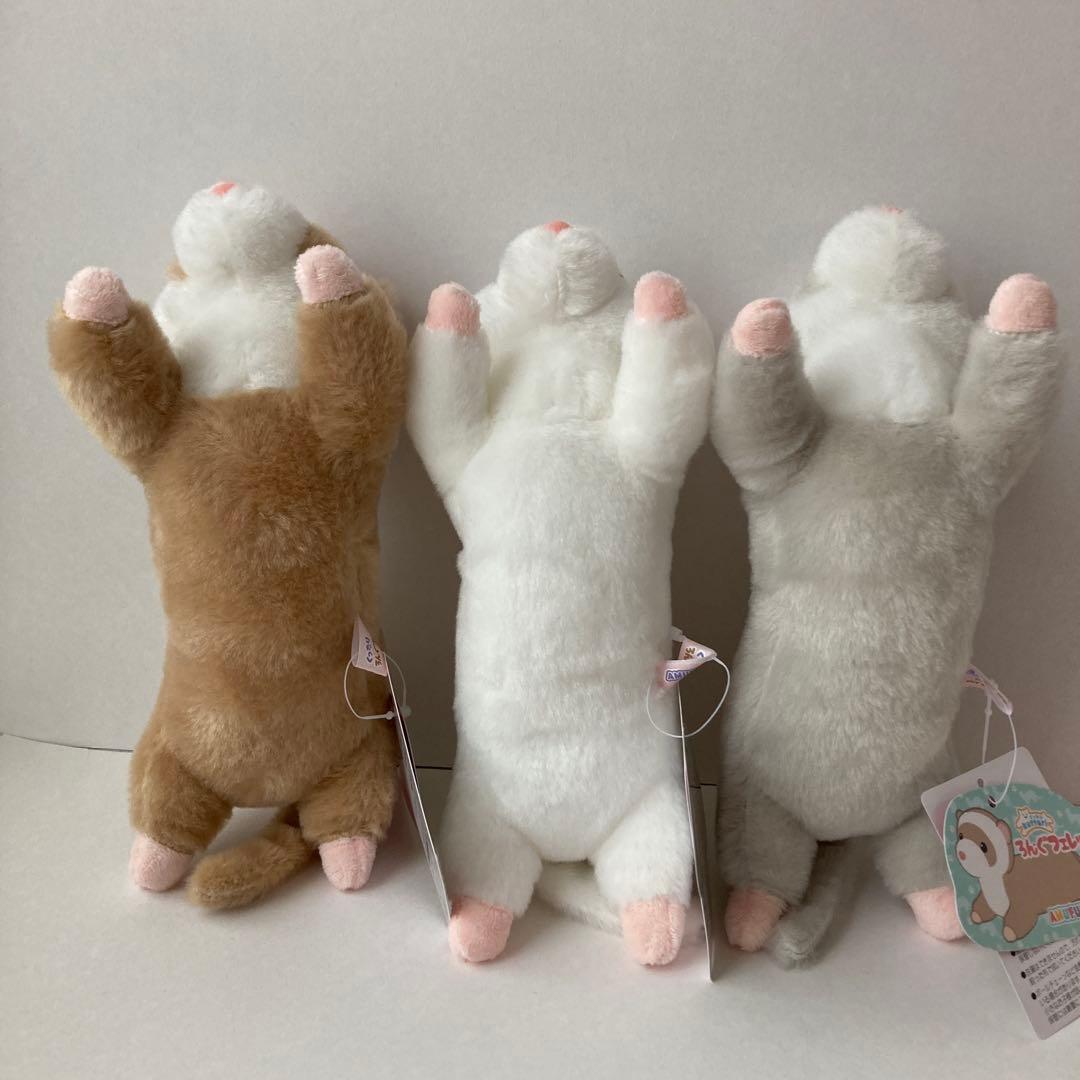 A くったりろんぐフェレット STぬいぐるみ 全3種コンプリートセット