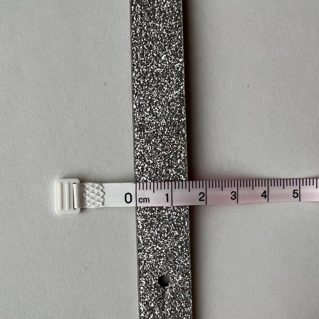 DIESEL diesel ディーゼル ベルト シルバーベルト ラメ キラキラ