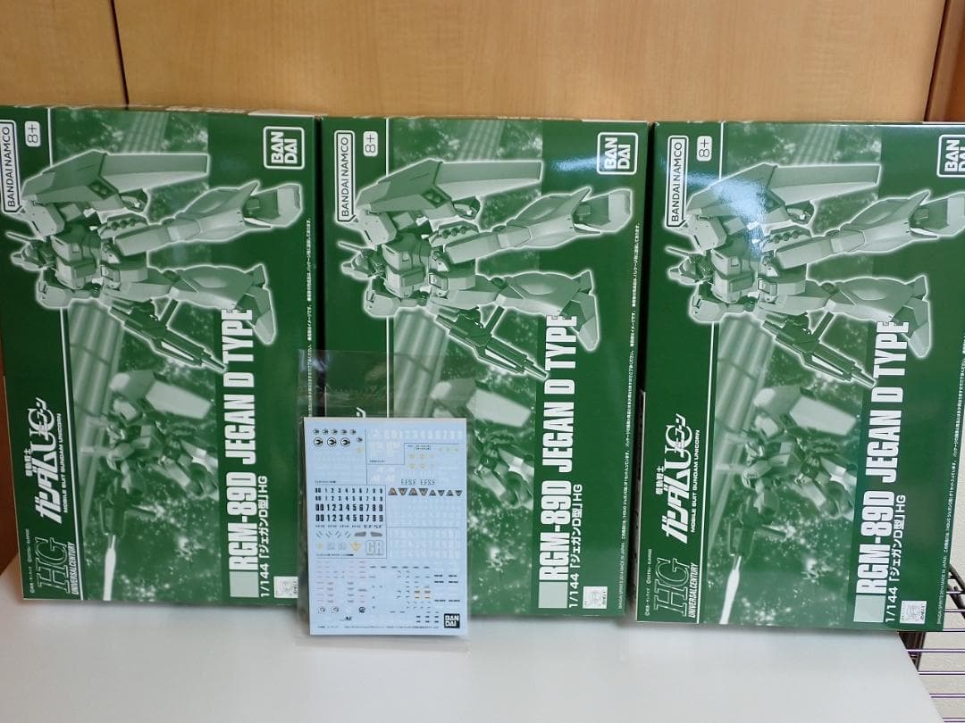 HGUC 1/144 RGM-89D ジェガンＤ型×3個　＋　特典デカール1枚 Amazon | HGUC 1/144 RGM-89D ジェガンD型 プラモデル（プレミアム
