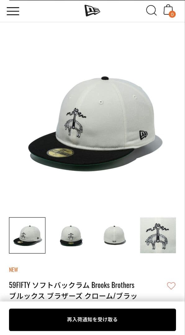 7 5/8 New Era Brooks Brothers 59FIFTY - メルカリ