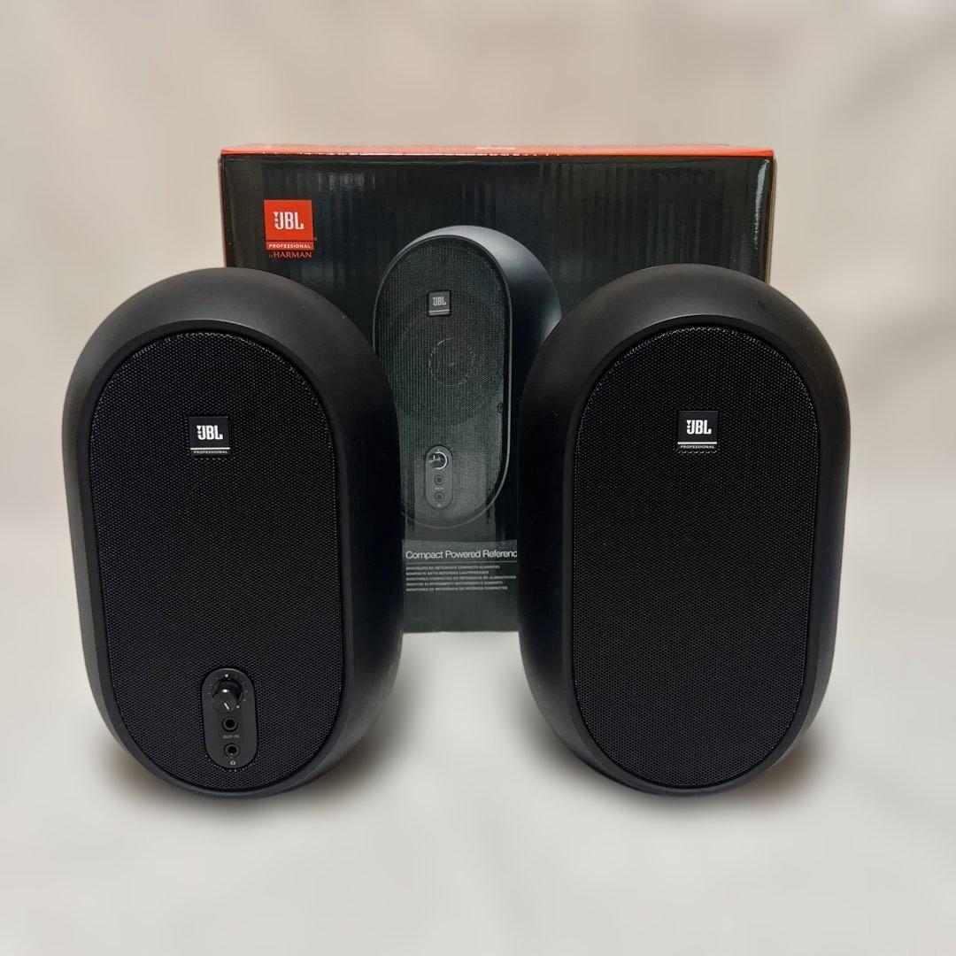 JBL 1 SERIES 104 Y-3ブラック スピーカー ペア JBL 104-BT-Y3 ペア スタンドセット パワード2-WAYフルレンジ