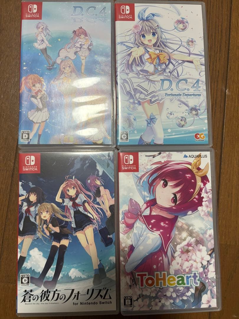 Nintendo Switch 美少女ゲーム4本セット ノゾムキミノミライ」など美少女ゲームが盛りだくさん！ qureateの