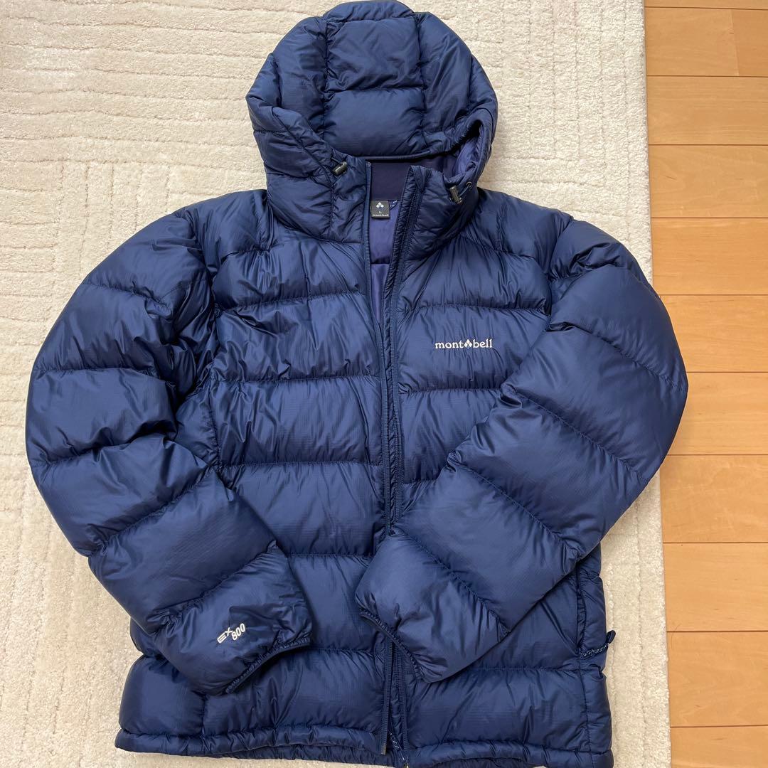 モンベルダウン ライトアルパインダウン パーカ BL 1101532 - メルカリ