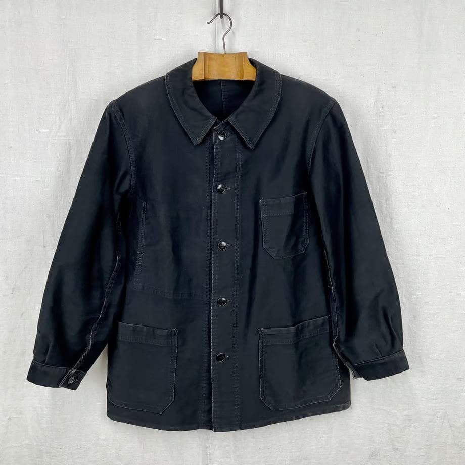 Dubure & Deverchere ブラックモールスキンジャケット - メルカリ