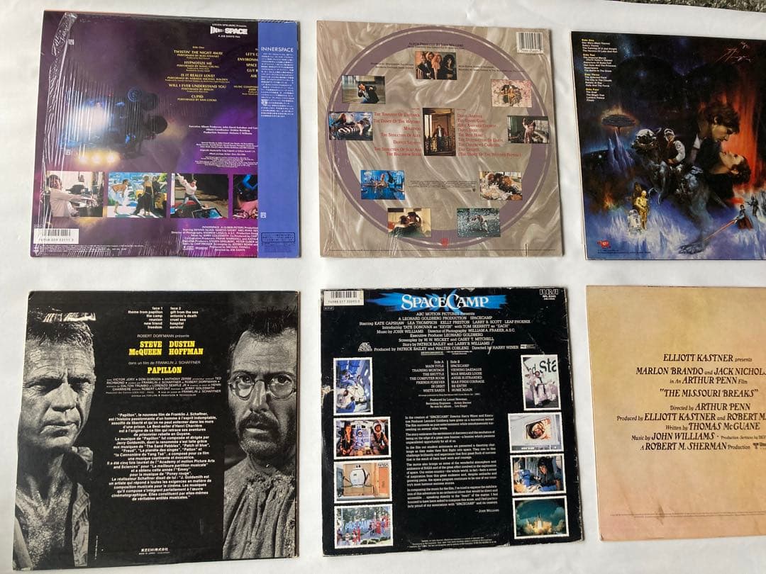 ジョンウィリアムズのサントラレコード8枚・ジェリーゴールドスミスの