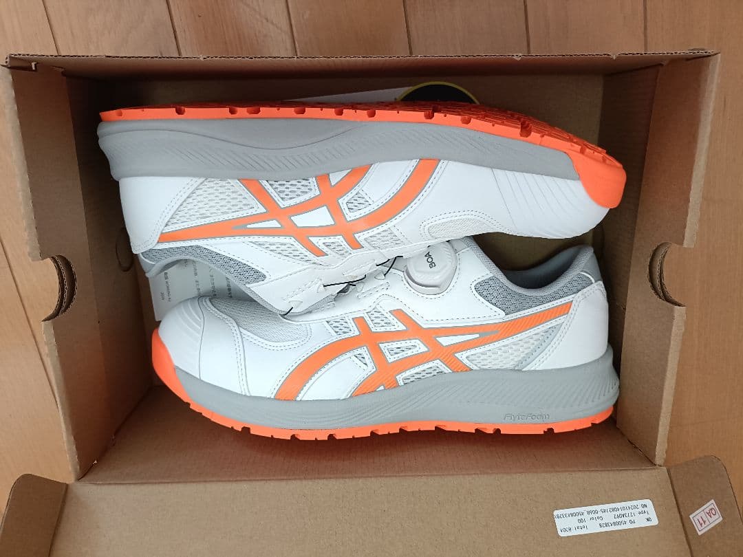 アシックス/asics/CP-219/26.5/BOA/Wh-OR安全靴