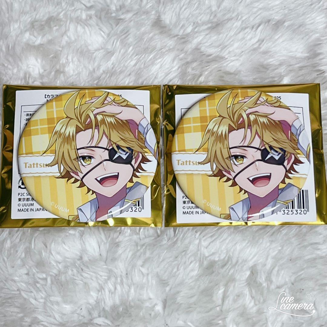 2点セット たっつん 缶バッジ カラフルピーチ からぴちパラダイス2025