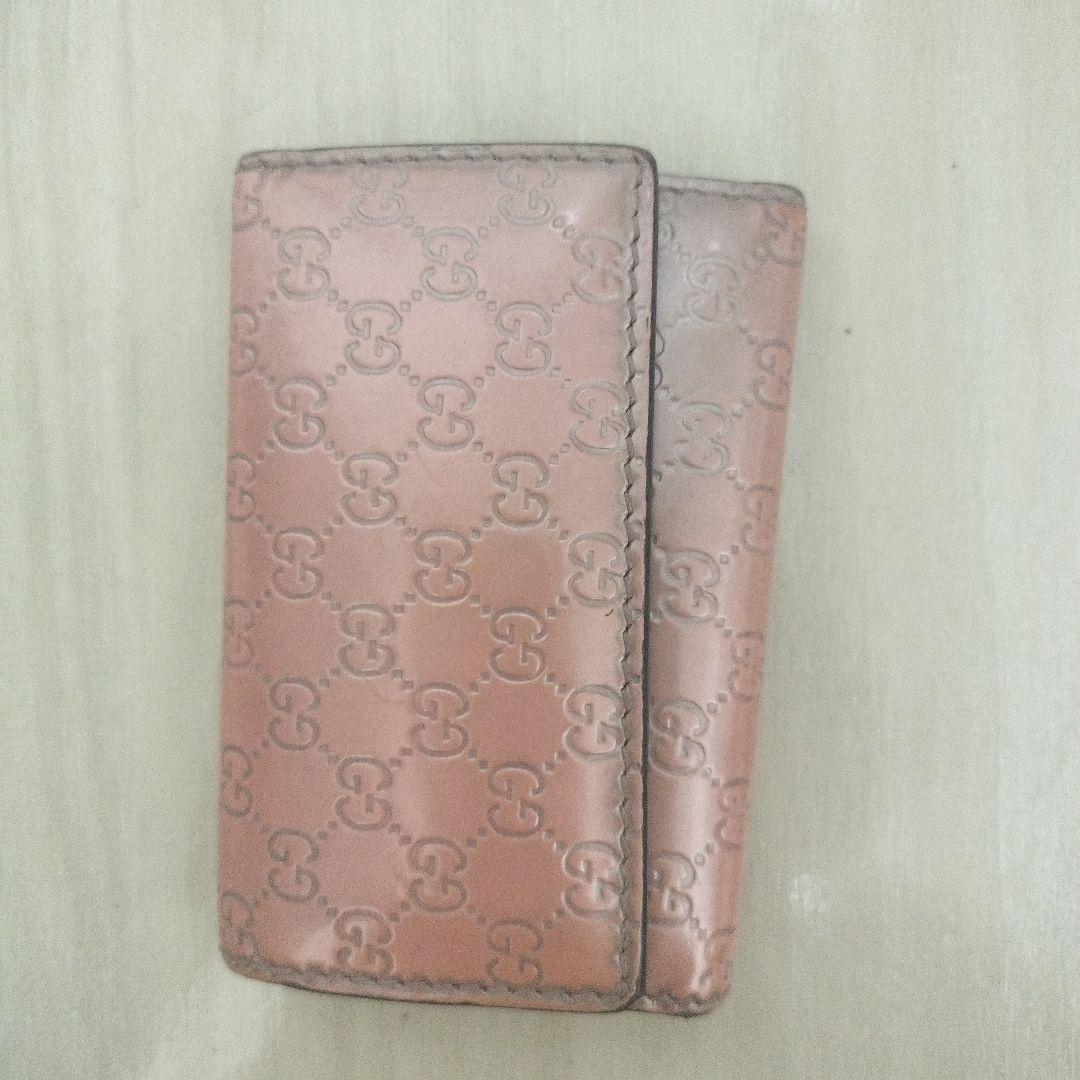 正規品】GUCCI グッチ マイクロGG 6連 キーケース レディース ピンク
