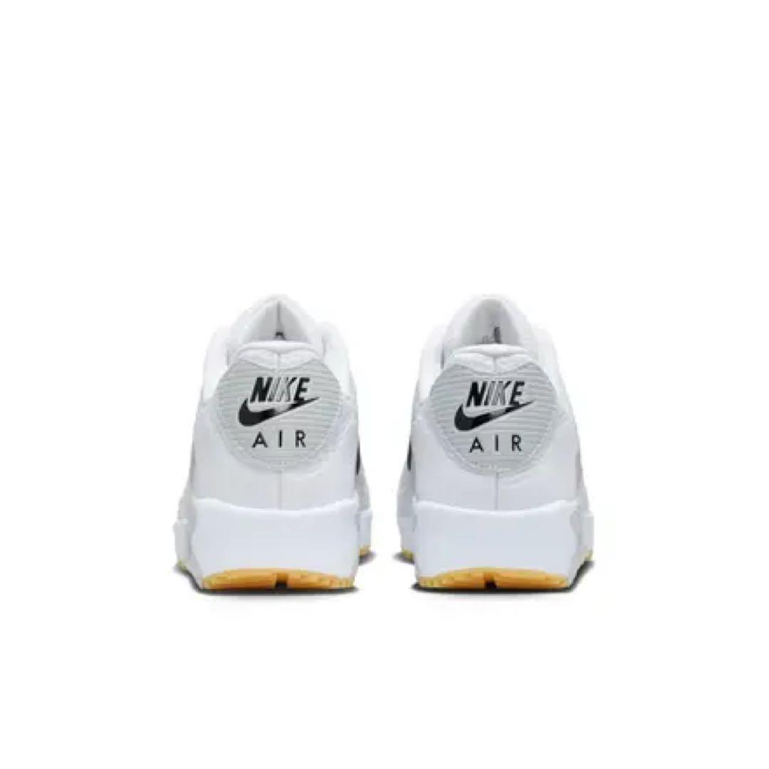 新品 25.5cm ナイキ エアマックス 90 G ゴルフシューズ 白 黒タグ