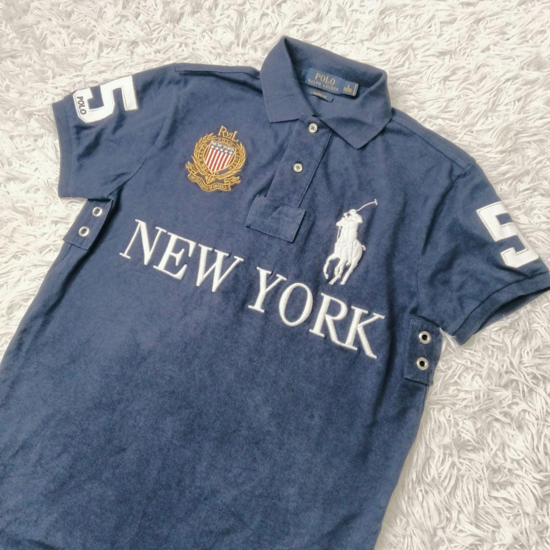 POLO RALPH LAUREN ビッグポニー NEWYORK 5 ポロシャツ - メルカリ
