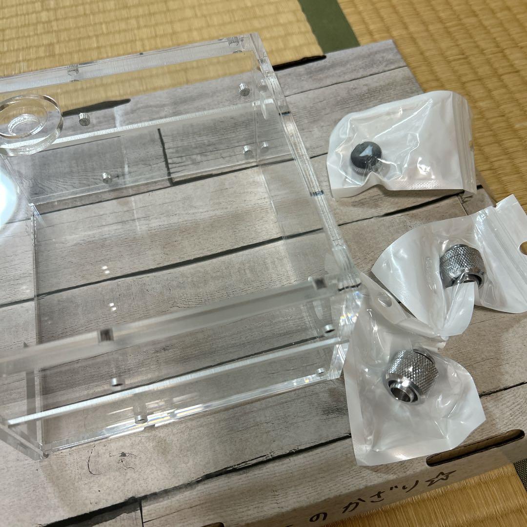 PC ウォーターリザーバー 1.25L 水冷冷却リザーバー すべて透明アクリル