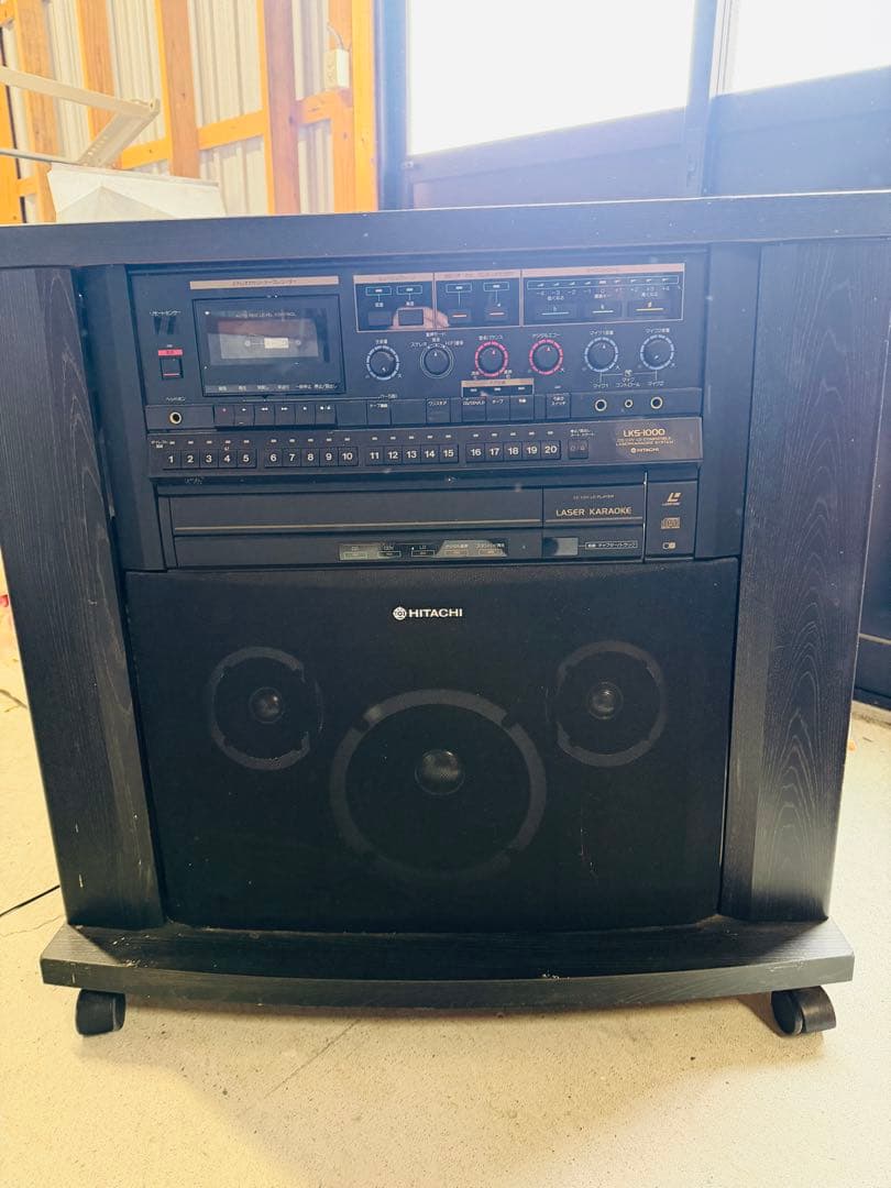 福岡発 HITACHI 日立 レーザーカラオケシステム LKS-1000 - メルカリ