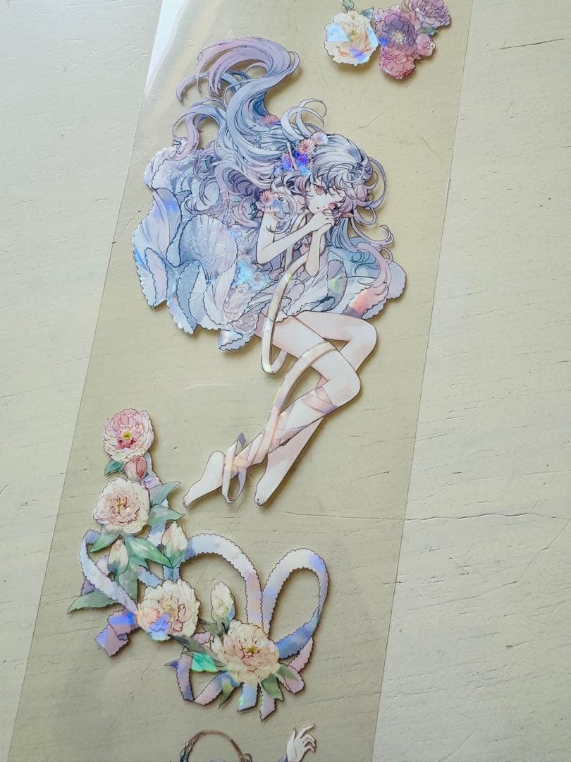 莹莹朝露 海外マステ 切り売り 人物系 墨魚 - メルカリ