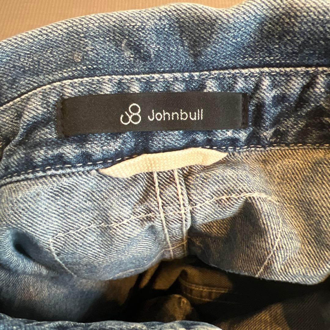 JOHN BULLオールインワン/M/デニム/IDG/無地/11441/ツナギ