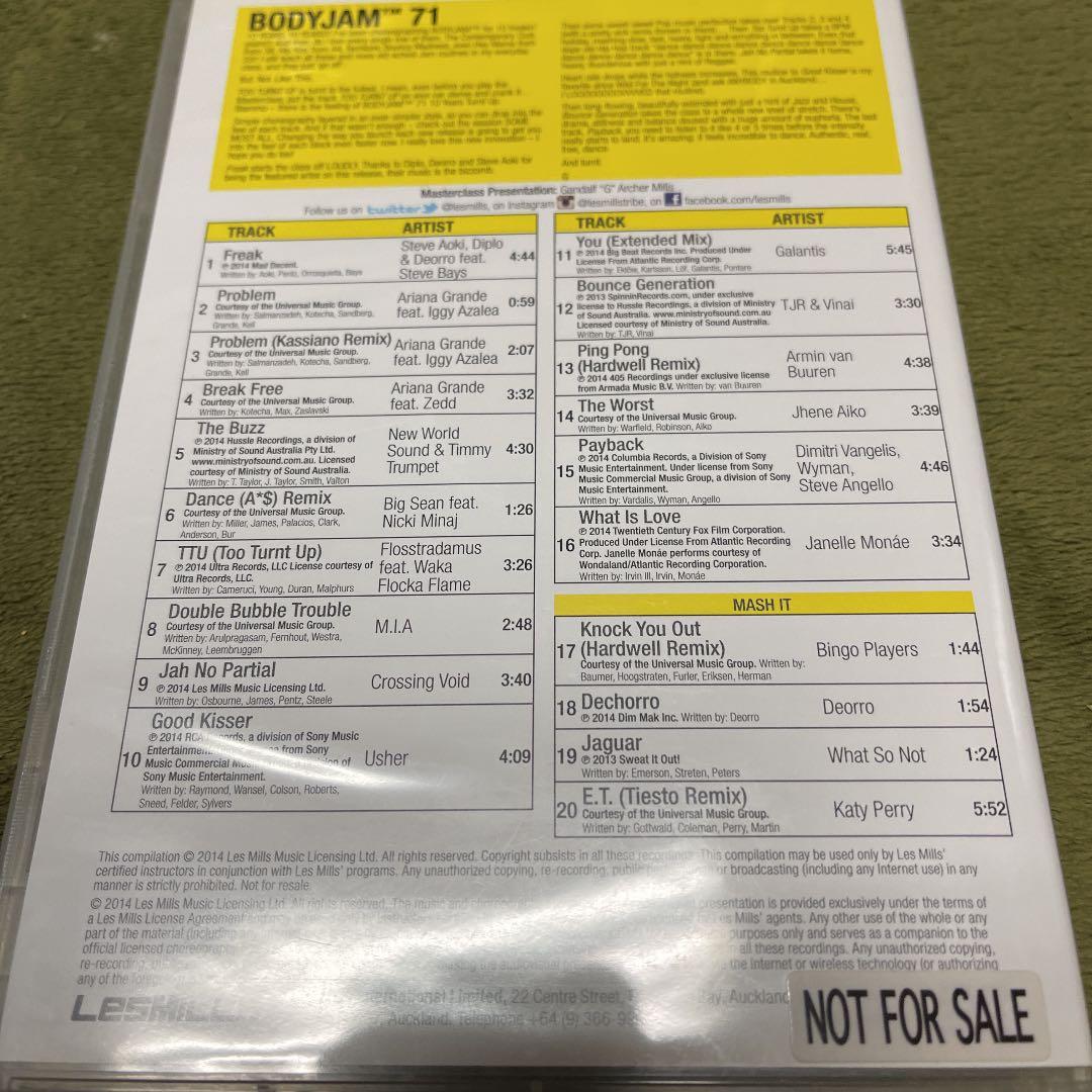 レズミルズ【BODYJAM71】CD DVD コリオ