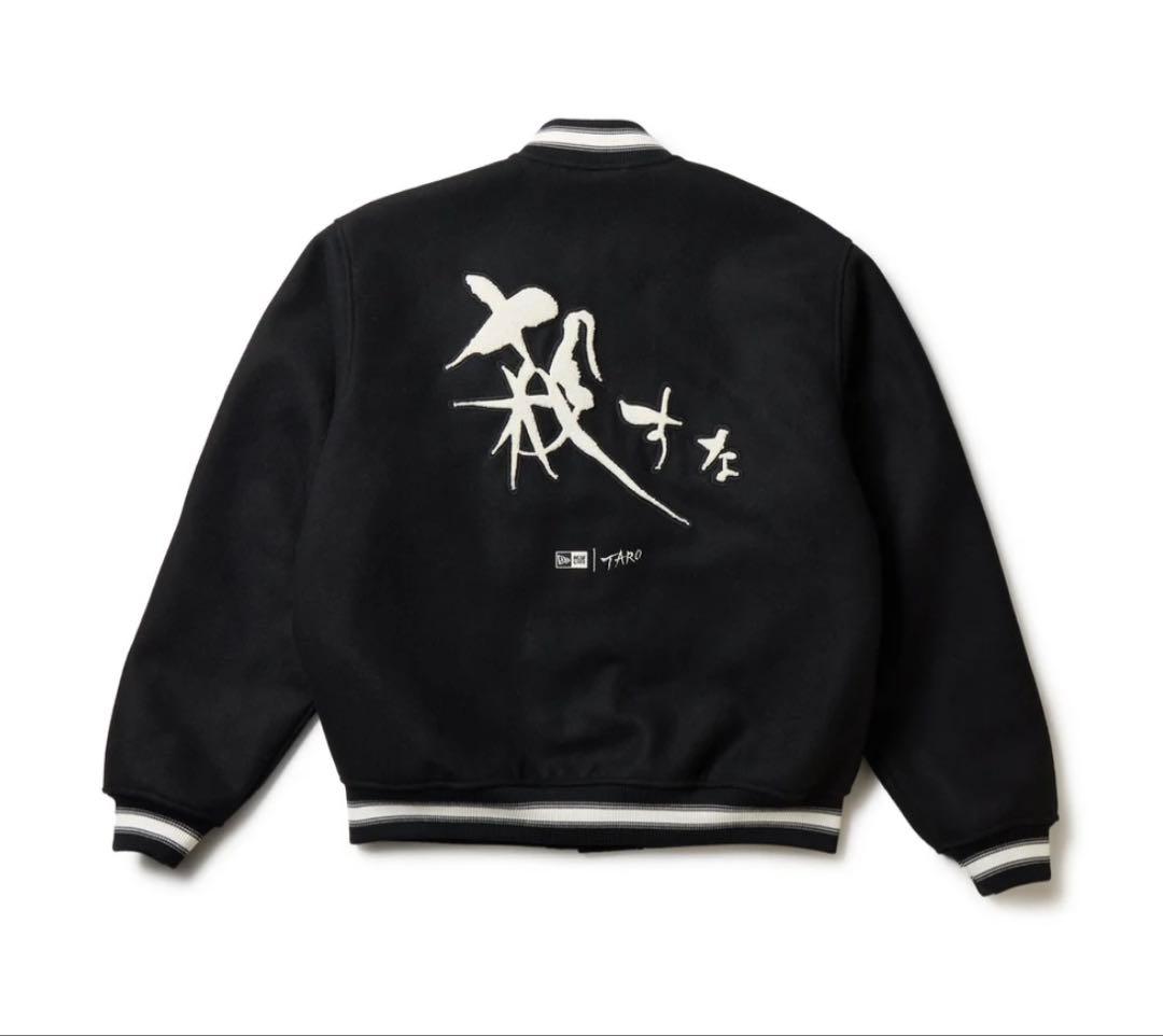 NEW ERA メルトン ヴァーシティジャケット 岡本太郎 スタジャン M