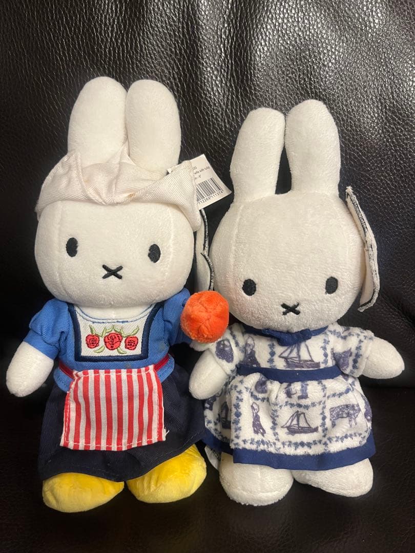 オランダ限定　ミッフィー　ぬいぐるみ　2体セット　ディックブルーナ　Miffy 楽天市場】ディック・ブルーナ ぬいぐるみ ブルーナファミリー うさぎ