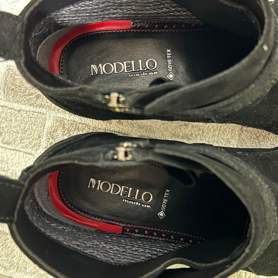 マドラス　モデロ　ゴアテックス　スエード　サイドジップブーツ　26.5cm