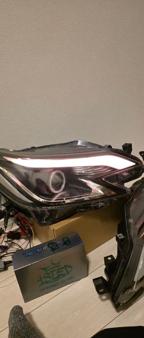 130系 マークX 中期 後期 社外 加工ヘッドライト ワンオフ - メルカリ