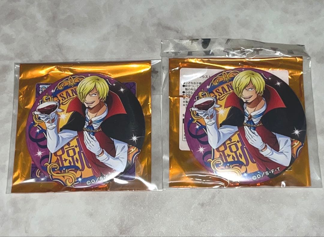 ONE PIECE輩缶バッジ ハロウィン サンジ - メルカリ